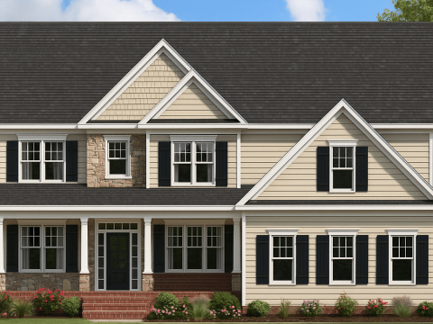 IMPORTANT Make the house as realistic as possible, landscape orientation, and display entire house. Do not off right or left side of house!