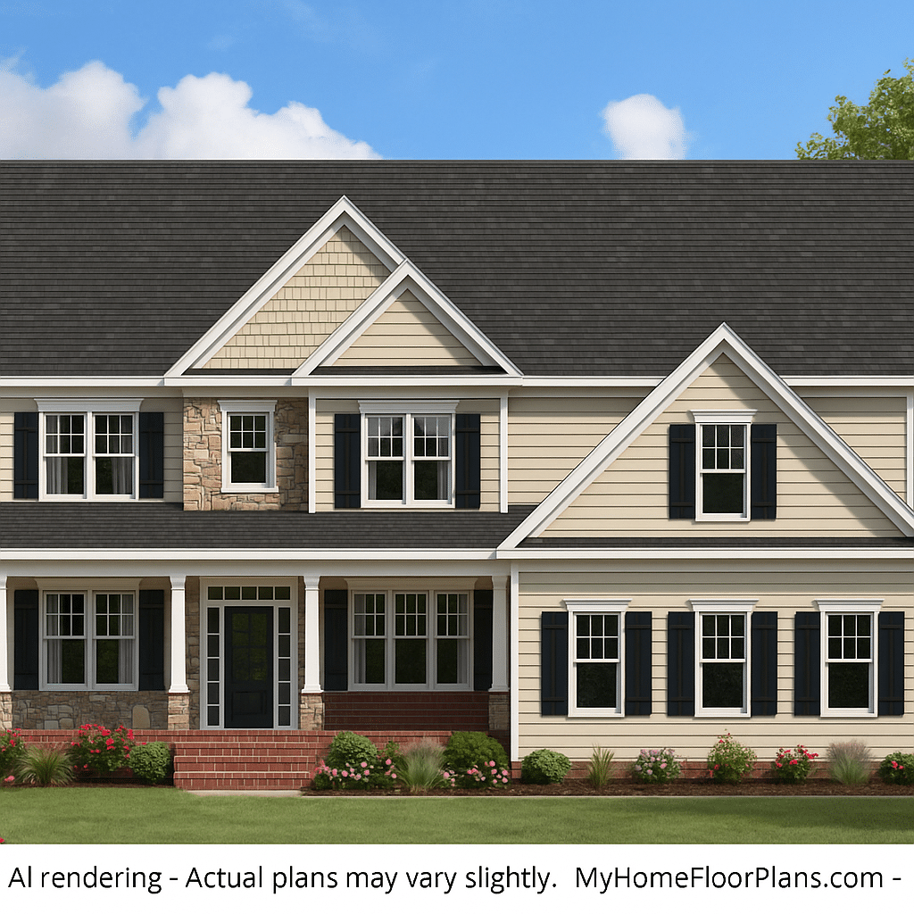 IMPORTANT Make the house as realistic as possible, landscape orientation, and display entire house. Do not off right or left side of house!
