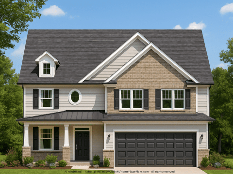 **IMPORTANT** Make the house as realistic as possible, landscape orientation, and display entire house. Do not off right or left side of house!