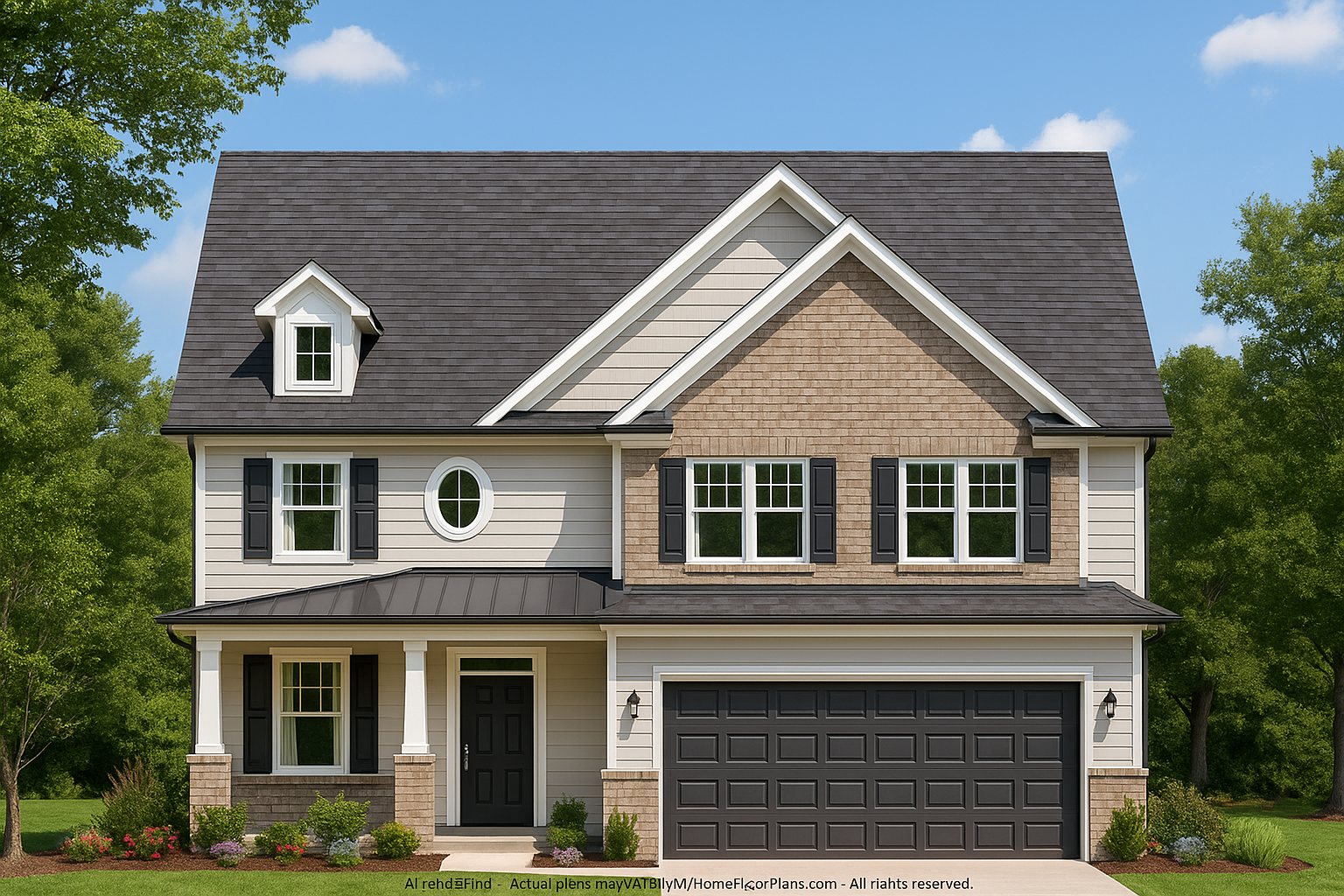 **IMPORTANT** Make the house as realistic as possible, landscape orientation, and display entire house. Do not off right or left side of house!