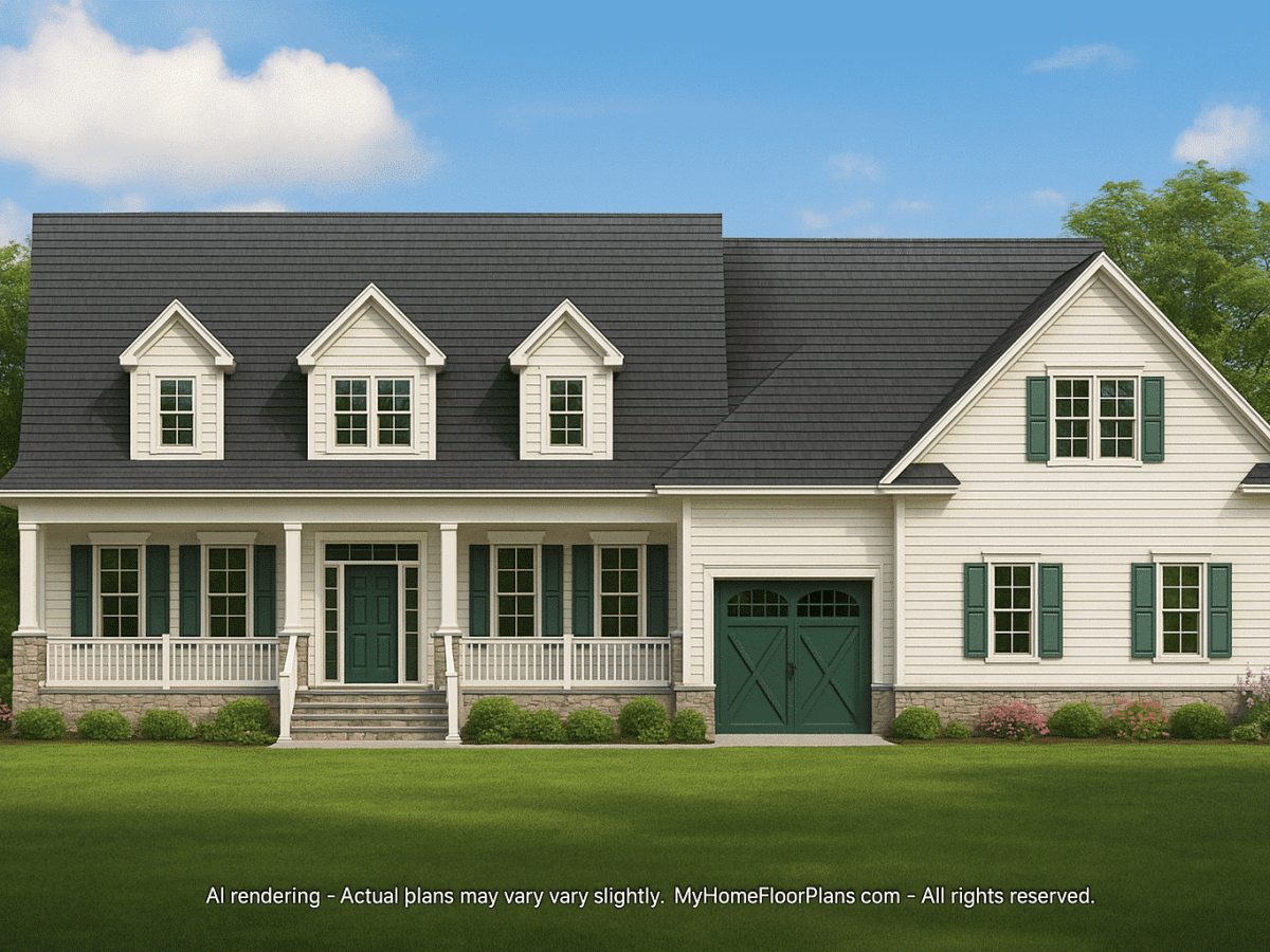**IMPORTANT** Make the house as realistic as possible, landscape orientation, and display entire house. Do not off right or left side of house!