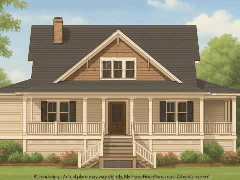 IMPORTANT Make the house as realistic as possible, landscape orientation, and display entire house. Do not off right or left side of house!