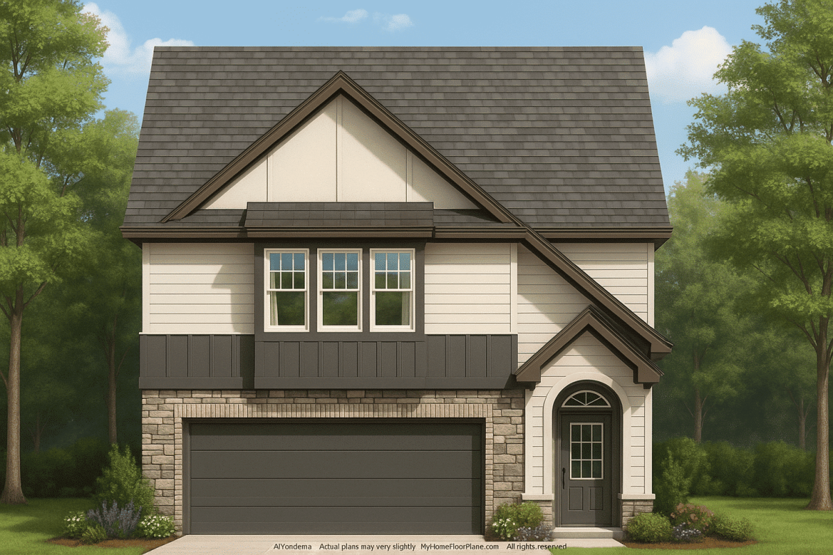 **IMPORTANT** Make the house as realistic as possible, landscape orientation, and display entire house. Do not off right or left side of house!