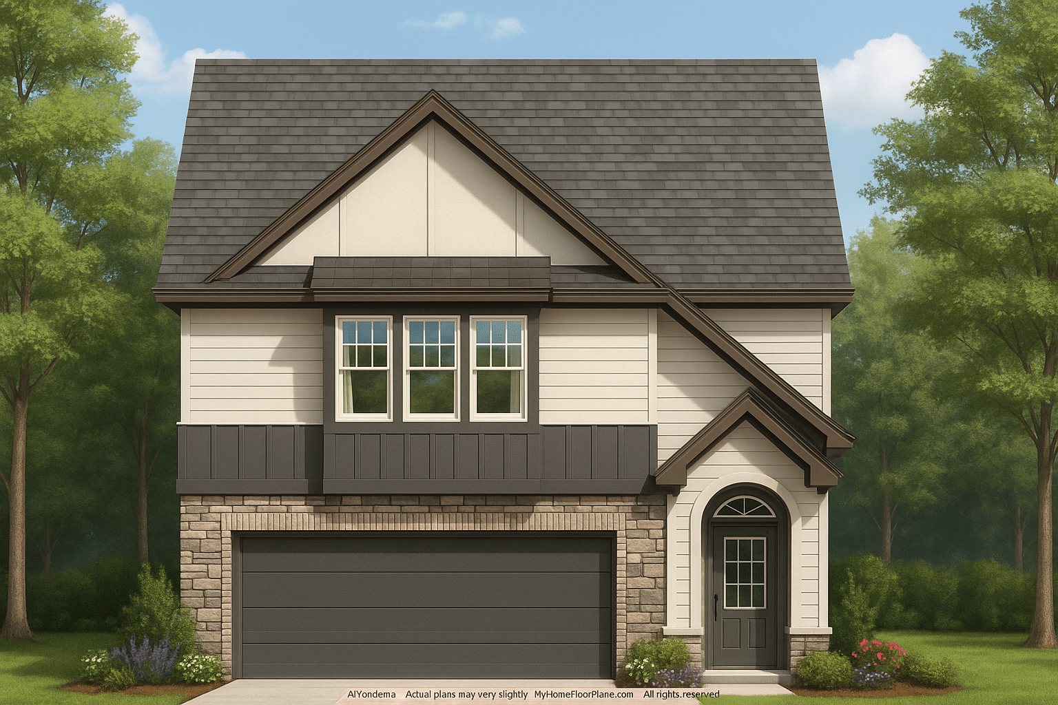 **IMPORTANT** Make the house as realistic as possible, landscape orientation, and display entire house. Do not off right or left side of house!