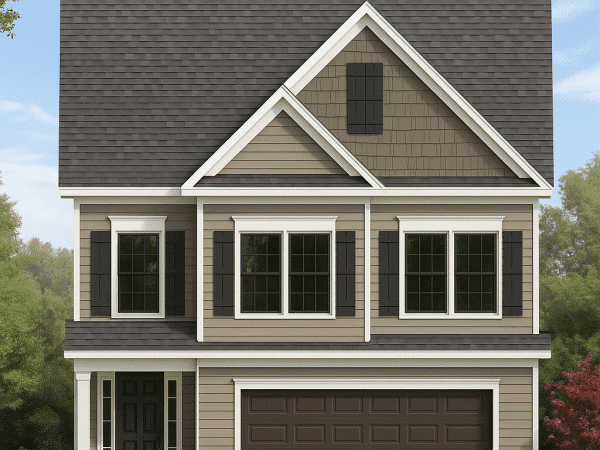 IMPORTANT Make the house as realistic as possible, landscape orientation, and display entire house. Do not off right or left side of house!