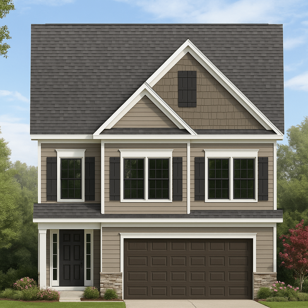 IMPORTANT Make the house as realistic as possible, landscape orientation, and display entire house. Do not off right or left side of house!