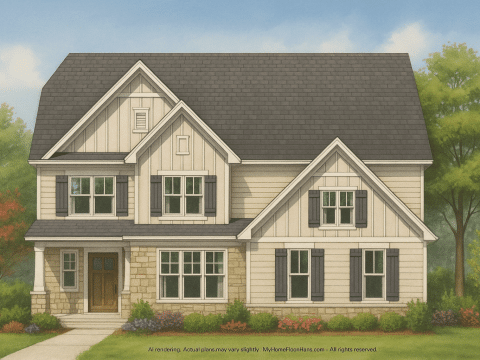**IMPORTANT** Make the house as realistic as possible, landscape orientation, and display entire house. Do not off right or left side of house!