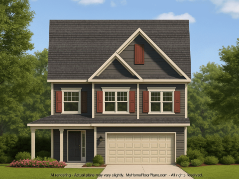 IMPORTANT Make the house as realistic as possible, landscape orientation, and display entire house. Do not off right or left side of house!
