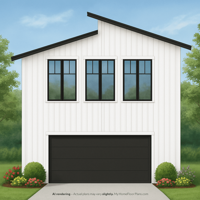 IMPORTANT Make the house as realistic as possible, landscape orientation, and display entire house. Do not off right or left side of house!