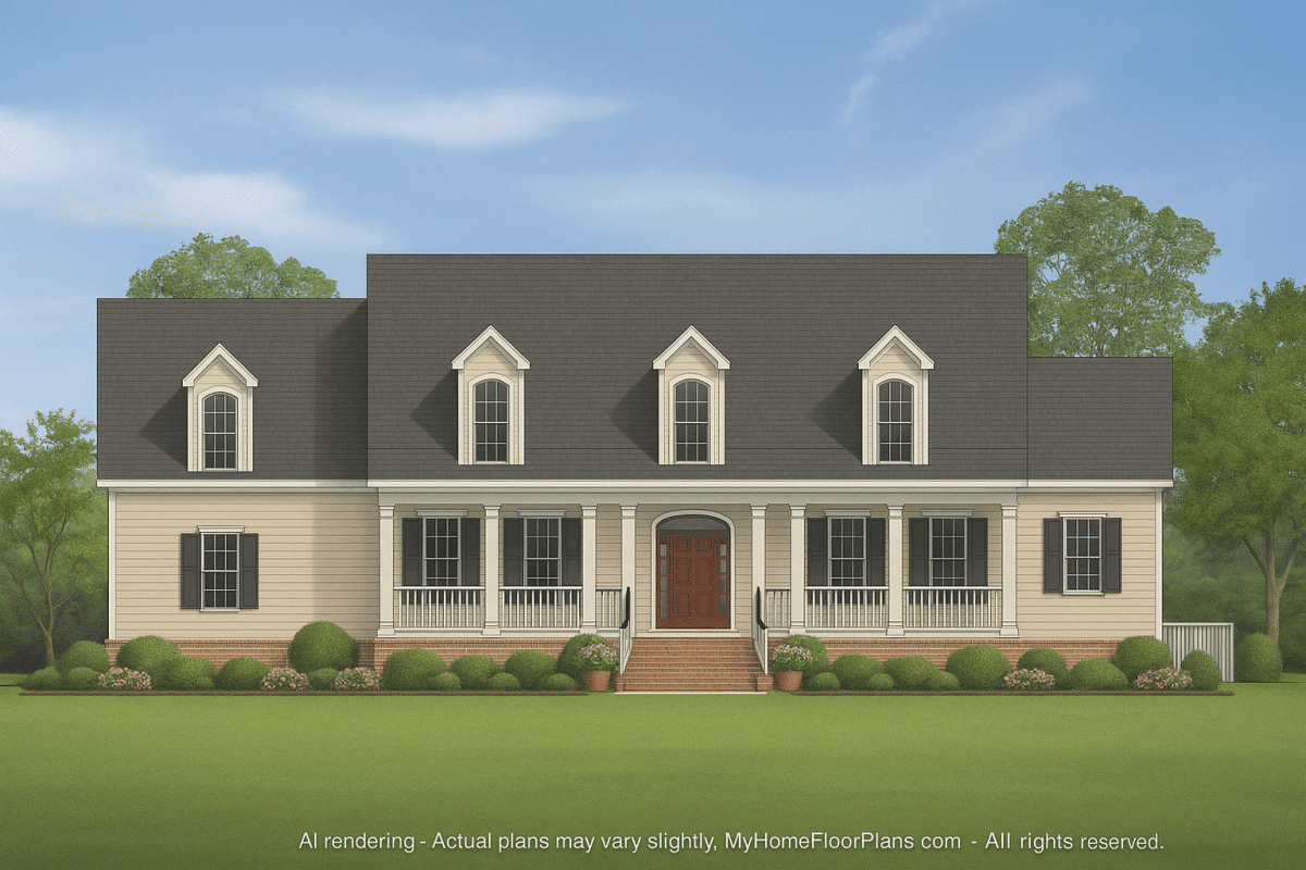 IMPORTANT Make the house as realistic as possible, landscape orientation, and display entire house. Do not off right or left side of house!