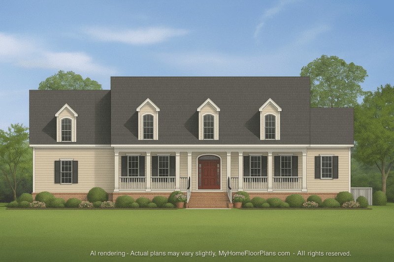 IMPORTANT Make the house as realistic as possible, landscape orientation, and display entire house. Do not off right or left side of house!