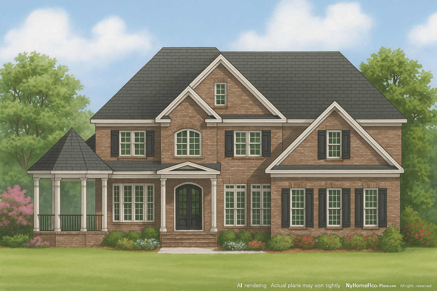 IMPORTANT Make the house as realistic as possible, landscape orientation, and display entire house. Do not off right or left side of house!