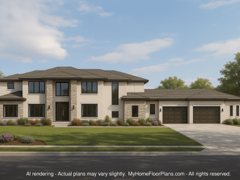 IMPORTANT Make the house as realistic as possible, landscape orientation, and display entire house. Do not off right or left side of house!