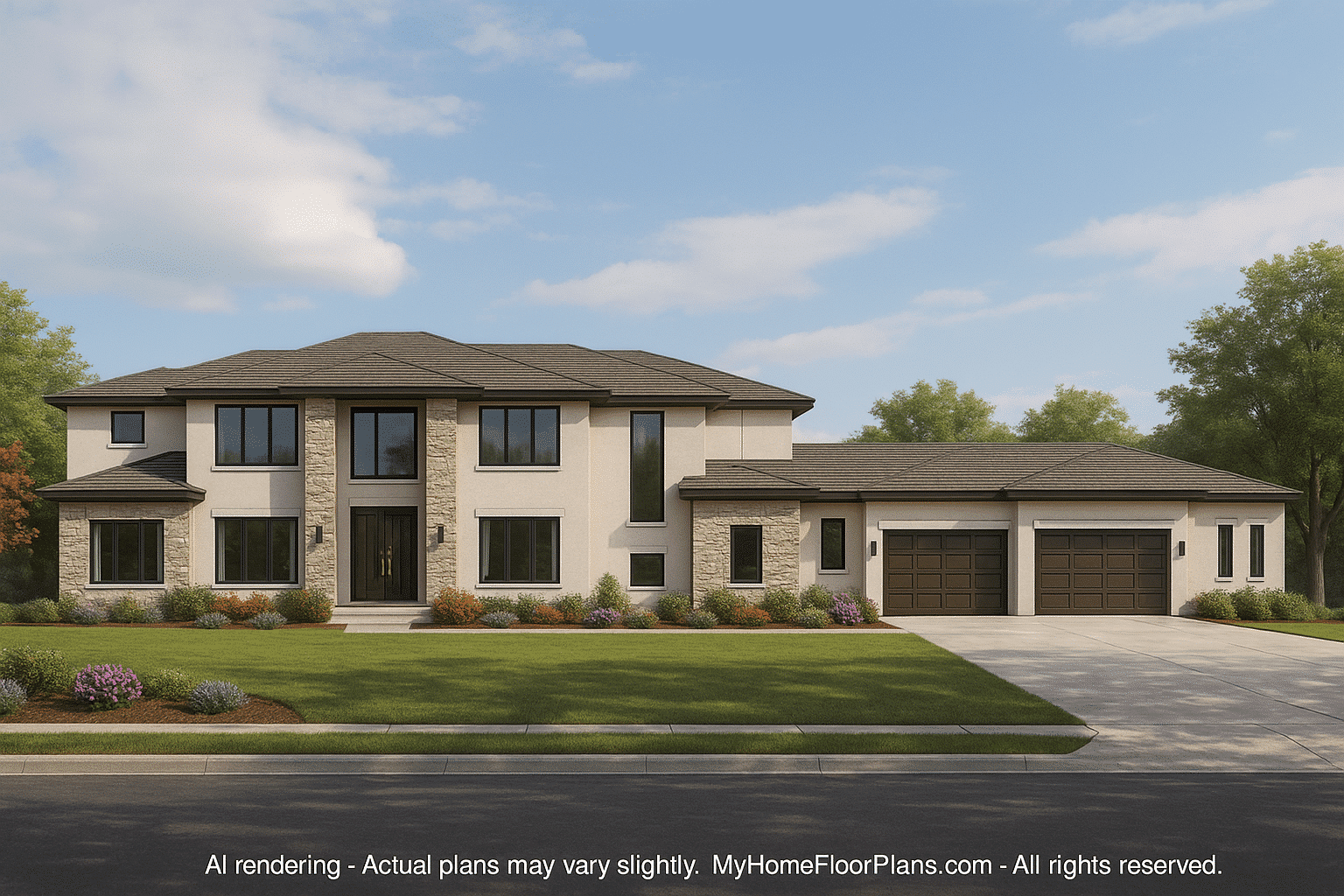IMPORTANT Make the house as realistic as possible, landscape orientation, and display entire house. Do not off right or left side of house!