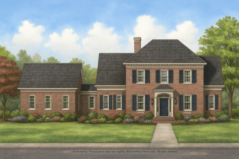 IMPORTANT Make the house as realistic as possible, landscape orientation, and display entire house. Do not off right or left side of house!