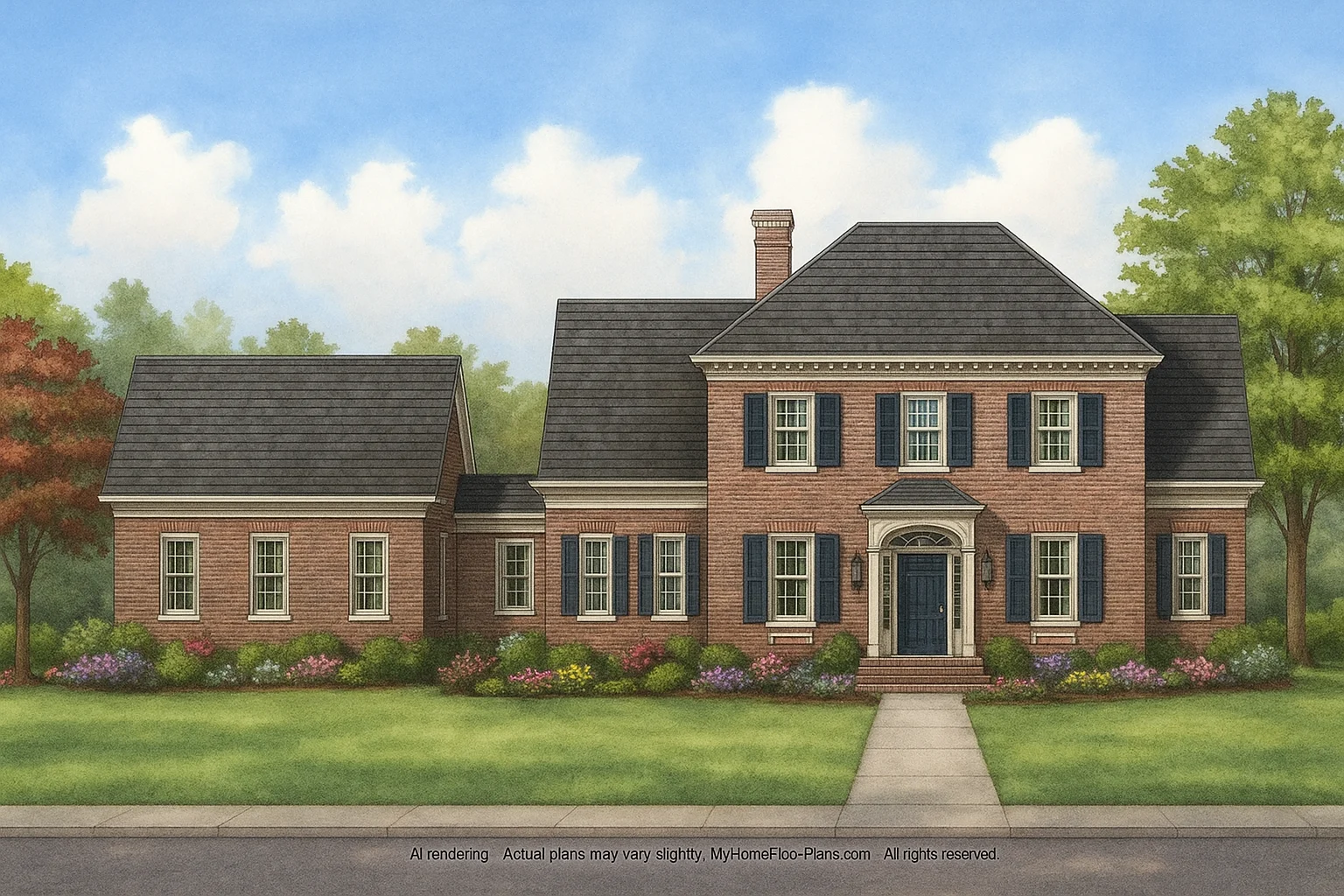 IMPORTANT Make the house as realistic as possible, landscape orientation, and display entire house. Do not off right or left side of house!
