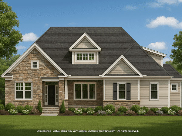 IMPORTANT Make the house as realistic as possible, landscape orientation, and display entire house. Do not off right or left side of house!