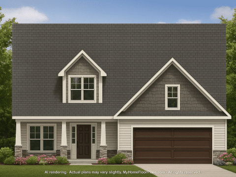 IMPORTANT Make the house as realistic as possible, landscape orientation, and display entire house. Do not off right or left side of house!