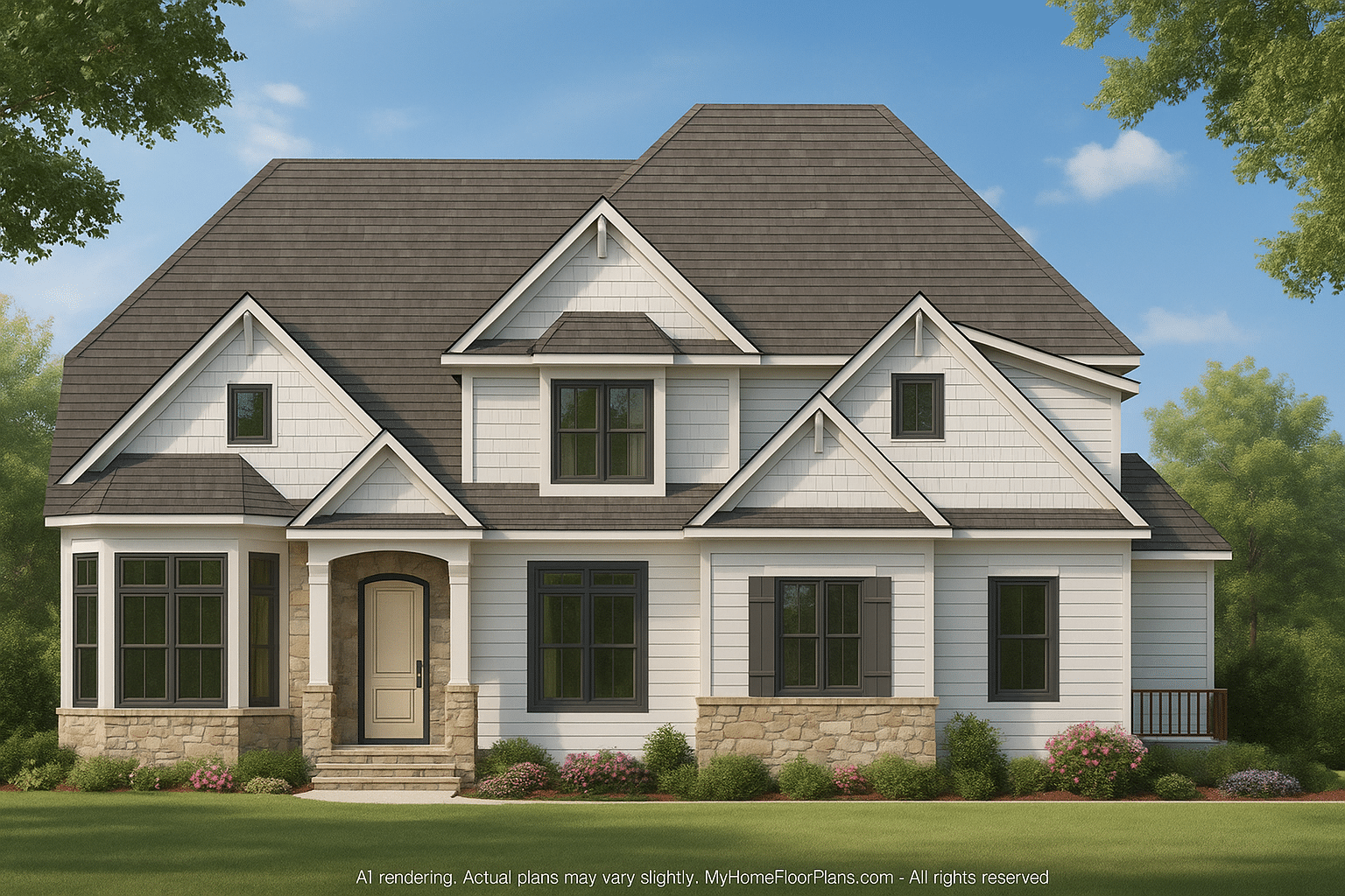 IMPORTANT Make the house as realistic as possible, landscape orientation, and display entire house. Do not off right or left side of house!