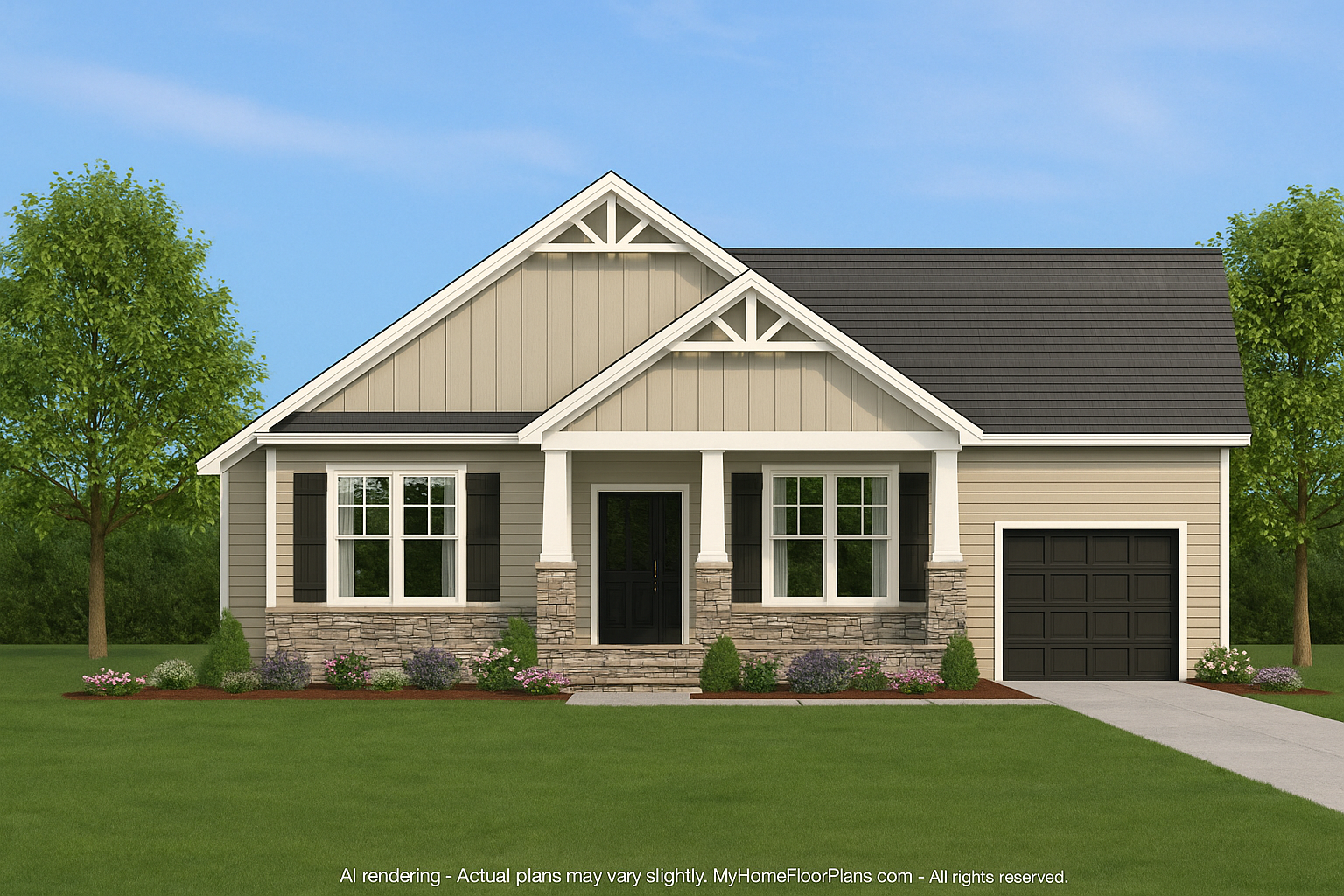 IMPORTANT Make the house as realistic as possible, landscape orientation, and display entire house. Do not off right or left side of house!