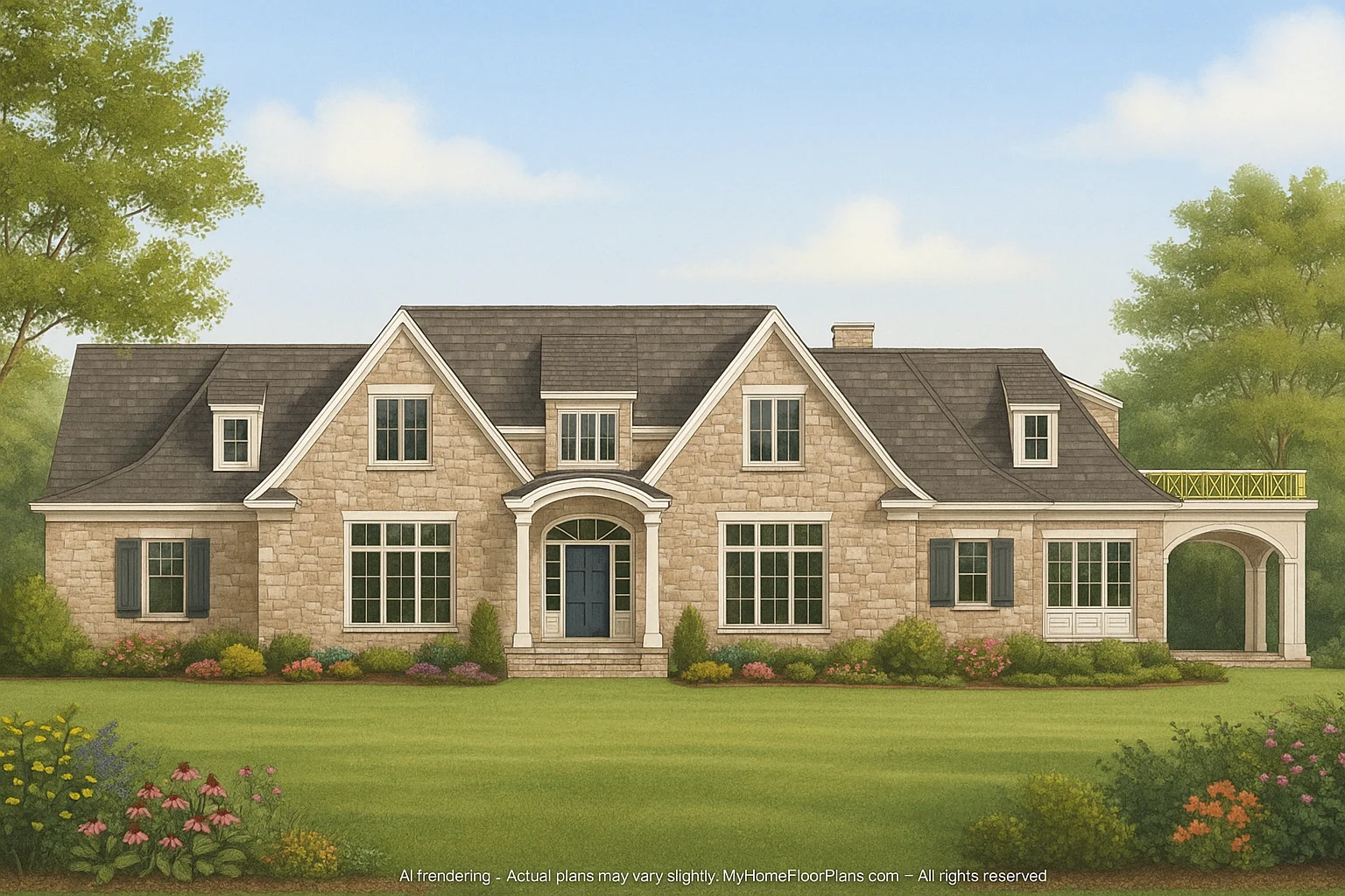 IMPORTANT Make the house as realistic as possible, landscape orientation, and display entire house. Do not off right or left side of house!