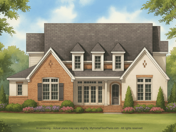 IMPORTANT Make the house as realistic as possible, landscape orientation, and display entire house. Do not off right or left side of house!