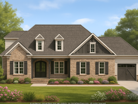 IMPORTANT Make the house as realistic as possible, landscape orientation, and display entire house. Do not off right or left side of house!