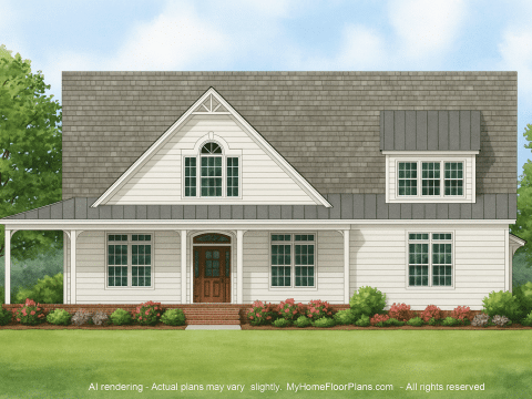 IMPORTANT Make the house as realistic as possible, landscape orientation, and display entire house. Do not off right or left side of house!