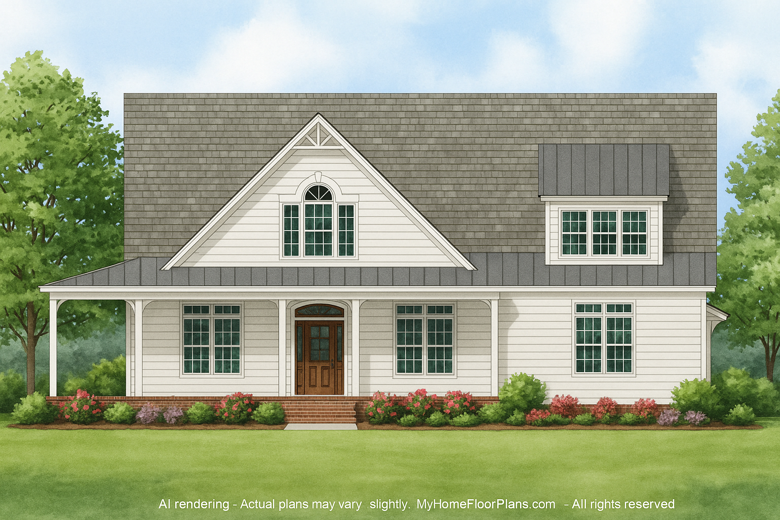 IMPORTANT Make the house as realistic as possible, landscape orientation, and display entire house. Do not off right or left side of house!