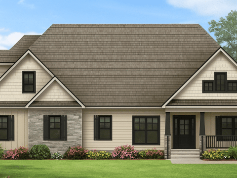 IMPORTANT Make the house as realistic as possible, landscape orientation, and display entire house. Do not off right or left side of house!