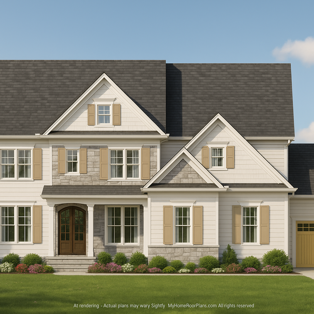 IMPORTANT Make the house as realistic as possible, landscape orientation, and display entire house. Do not off right or left side of house!