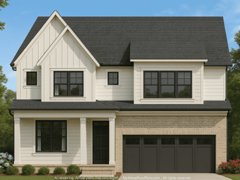 IMPORTANT Make the house as realistic as possible, landscape orientation, and display entire house. Do not off right or left side of house!
