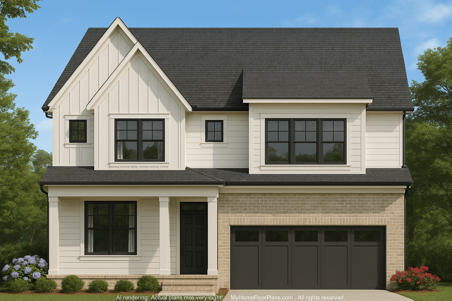 IMPORTANT Make the house as realistic as possible, landscape orientation, and display entire house. Do not off right or left side of house!