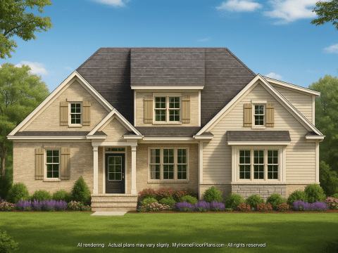 IMPORTANT Make the house as realistic as possible, landscape orientation, and display entire house. Do not cut off right or left side of house!