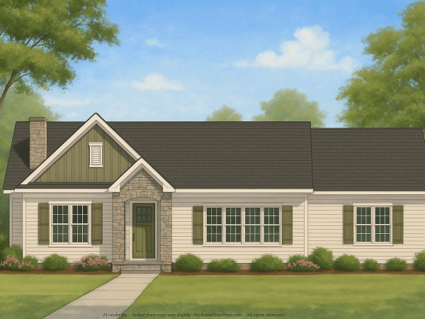 IMPORTANT Make the house as realistic as possible, landscape orientation, and display entire house. Do not cut off right or left side of house!