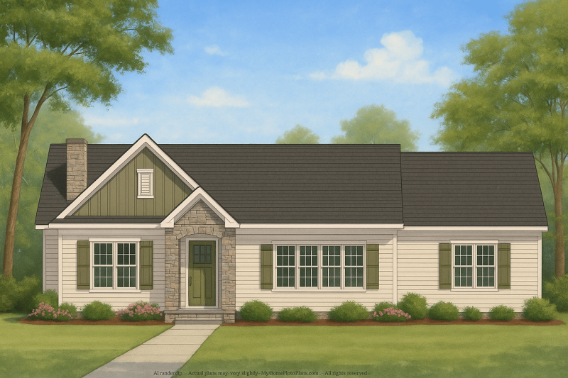 IMPORTANT Make the house as realistic as possible, landscape orientation, and display entire house. Do not cut off right or left side of house!