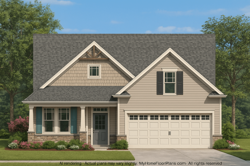 IMPORTANT Make the house as realistic as possible, landscape orientation, and display entire house. Do not cut off right or left side of house!