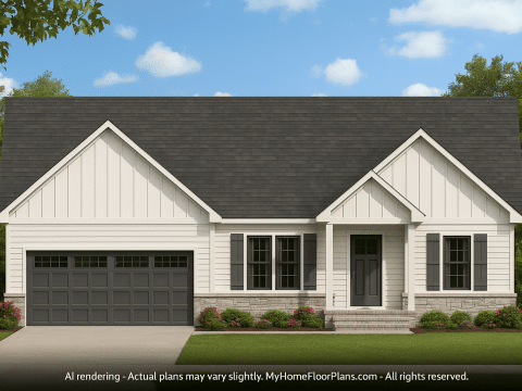IMPORTANT Make the house as realistic as possible, landscape orientation, and display entire house. Do not cut off right or left side of house!