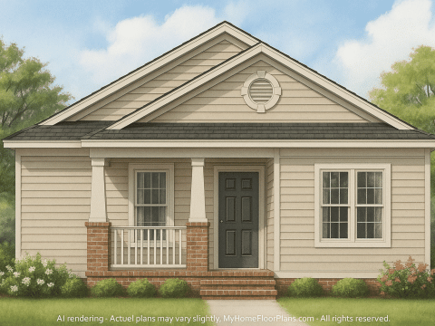 IMPORTANT Make the house as realistic as possible, landscape orientation, and display entire house. Do not cut off right or left side of house!