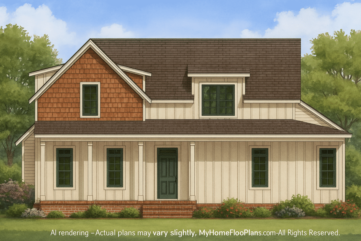 **IMPORTANT** Make the house as realistic as possible, landscape orientation, and display entire house. Do not cut off right or left side of house!