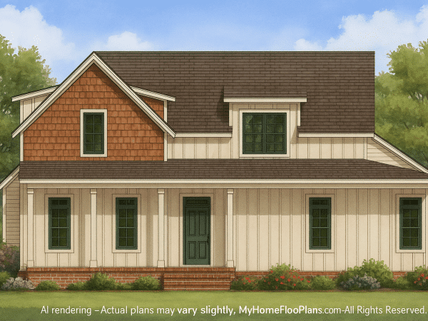 **IMPORTANT** Make the house as realistic as possible, landscape orientation, and display entire house. Do not cut off right or left side of house!