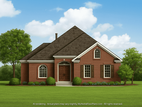 IMPORTANT Make the house as realistic as possible, landscape orientation, and display entire house. Do not cut off right or left side of house!