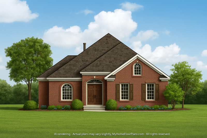 IMPORTANT Make the house as realistic as possible, landscape orientation, and display entire house. Do not cut off right or left side of house!
