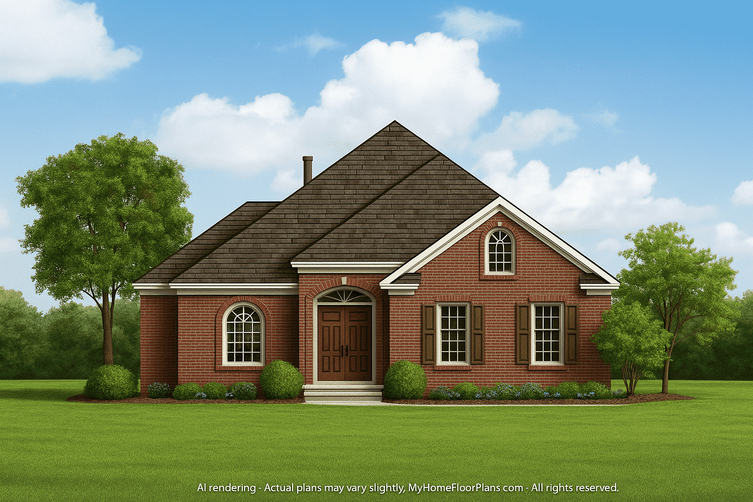 IMPORTANT Make the house as realistic as possible, landscape orientation, and display entire house. Do not cut off right or left side of house!