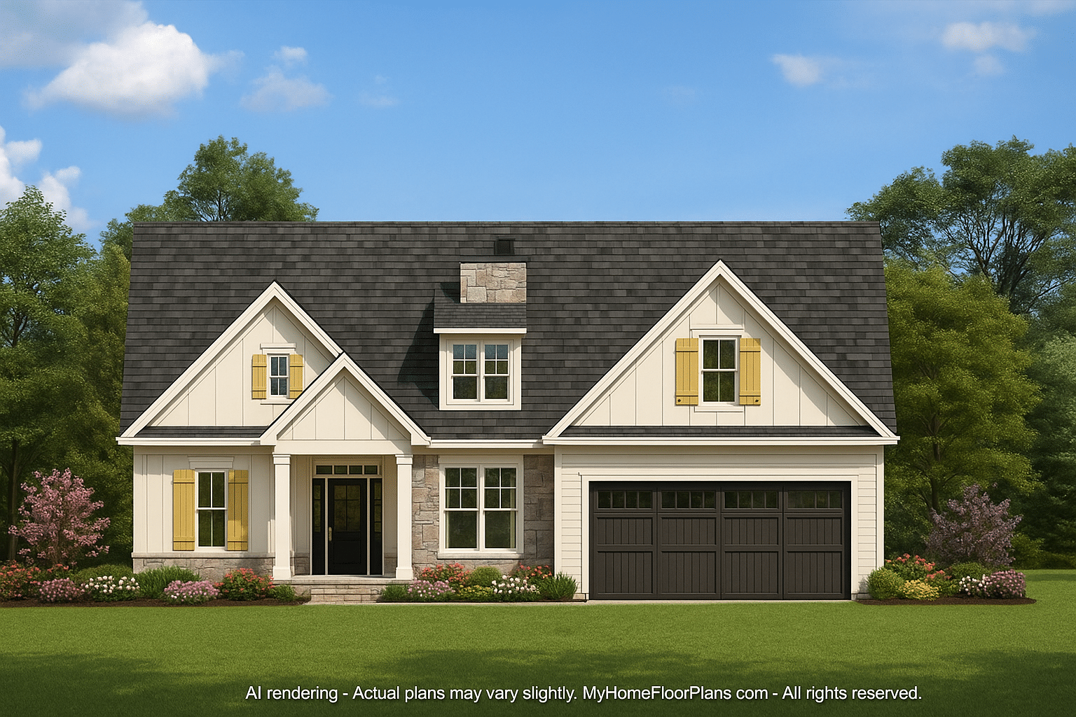 **IMPORTANT** Make the house as realistic as possible, landscape orientation, and display entire house. Do not cut off right or left side of house!