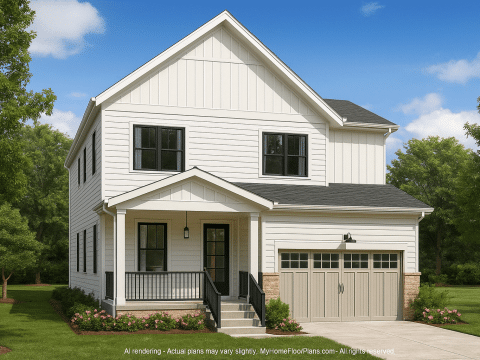 IMPORTANT Make the house as realistic as possible, landscape orientation, and display entire house. Do not cut off right or left side of house!