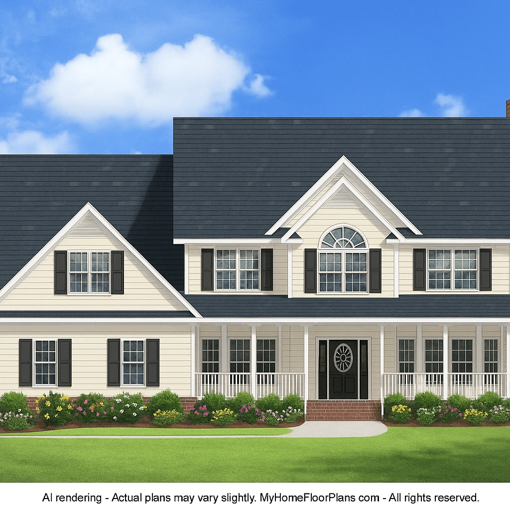 IMPORTANT Make the house as realistic as possible, landscape orientation, and display entire house. Do not cut off right or left side of house!