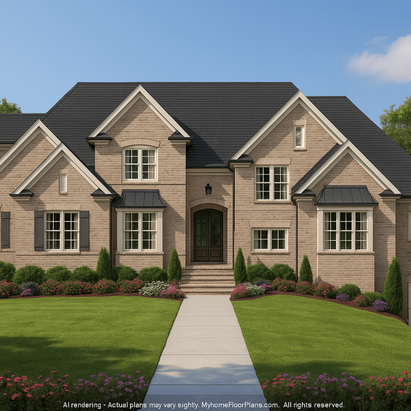 IMPORTANT Make the house as realistic as possible, landscape orientation, and display entire house. Do not cut off right or left side of house!