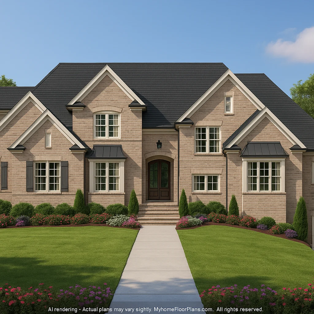 IMPORTANT Make the house as realistic as possible, landscape orientation, and display entire house. Do not cut off right or left side of house!