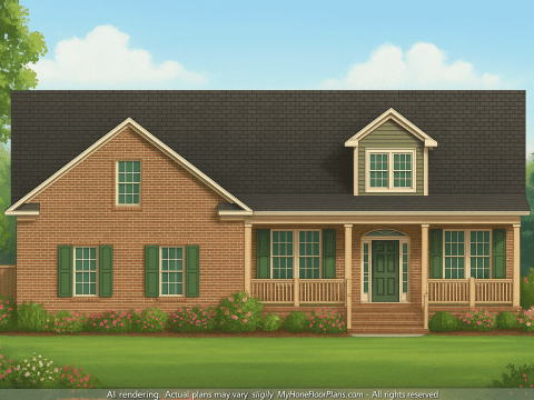IMPORTANT Make the house as realistic as possible, landscape orientation, and display entire house. Do not cut off right or left side of house!